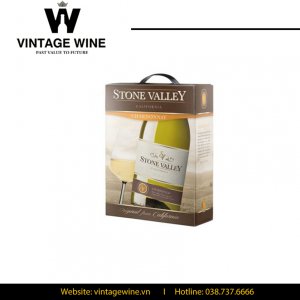 Vang bịch STONE VALLEY Chardonnay 3l