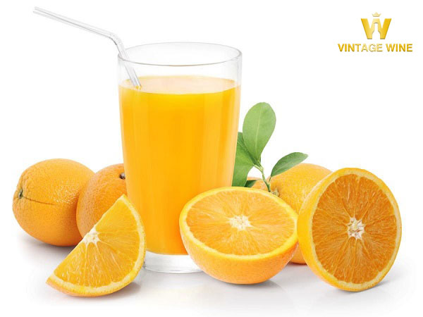 Cách giải rượu bằng nước cam