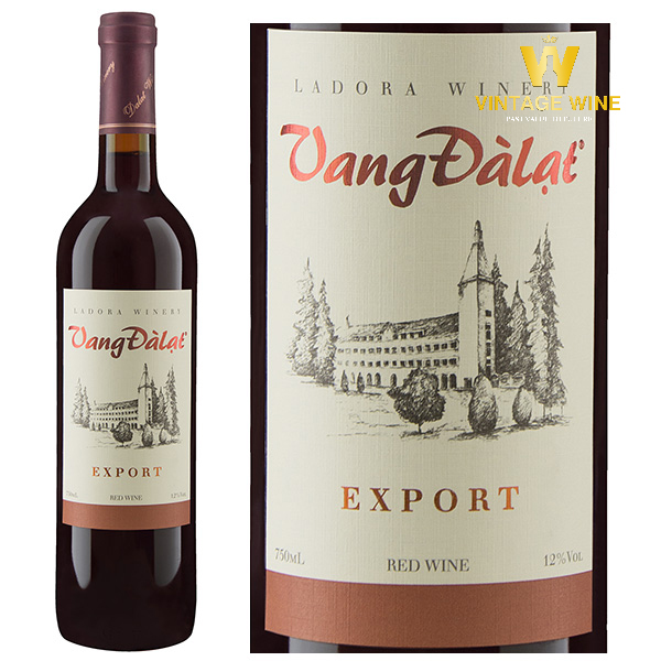 Rượu chát Đà Lạt Export Red Wine