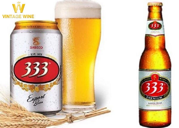 Nên uống bia 333 chai hay bia lon?