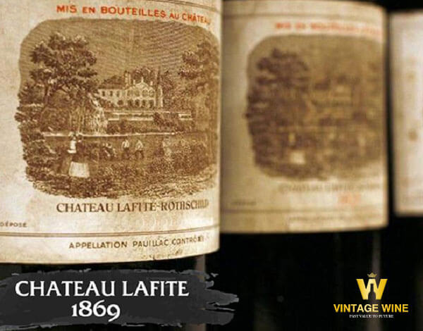 Chateau Lafite 1869 - 230.000 USD