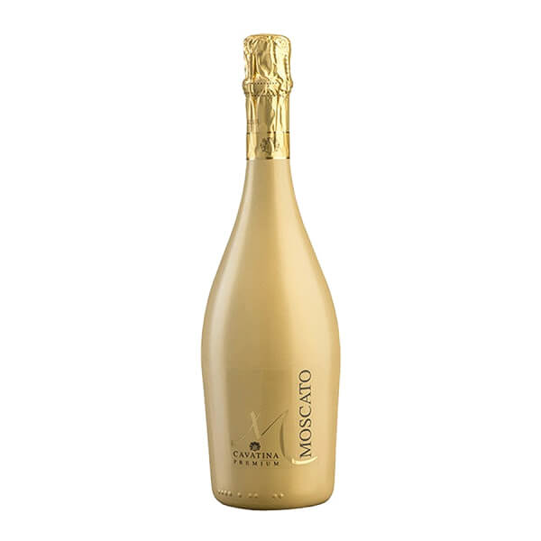 Rượu vang sủi tăm Cavatina Premium Moscato (Gold bottle)