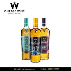 Combo 3 sản phẩm Macallan Concept Number