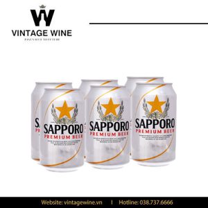 Bia Sapporo Premium Lon 330ml