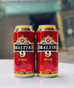 Bia Baltika số 9 – 8% Nga – 24 lon 450ml