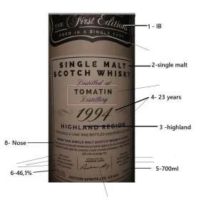 Các tiêu chuẩn cơ bản khi dán nhãn chai rượu Scotch Whisky