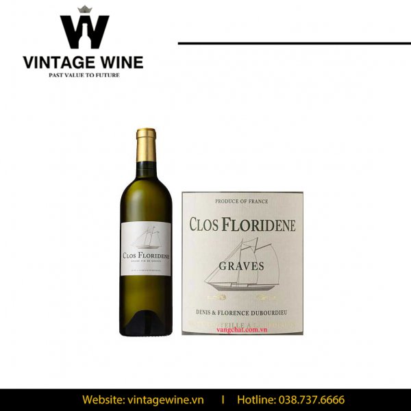 Rượu vang trắng Clos Floridene
