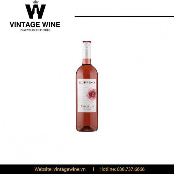 Rượu Vang Ruffino Rosatello Rosato Sangiovese-Blend