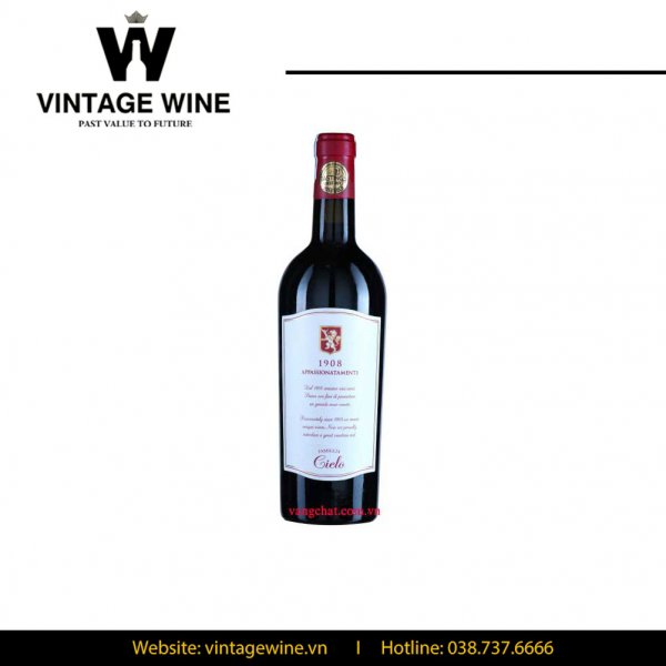 Rượu vang Cielo 1908 Appassionatamente