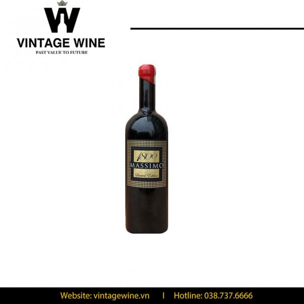 Rượu vang Massimo 1800 Primitivo