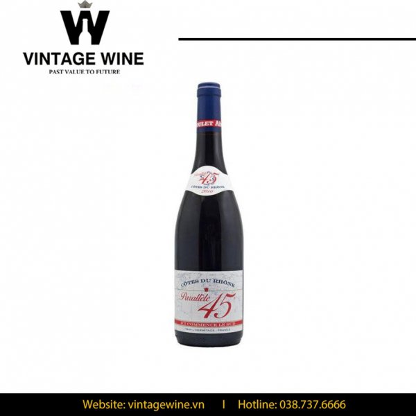 Rượu vang Cotes du Rhone Parallele 45