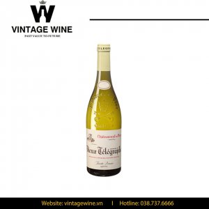 Rượu vang trắng Châteauneuf Du Pape Vieux Telegraphe