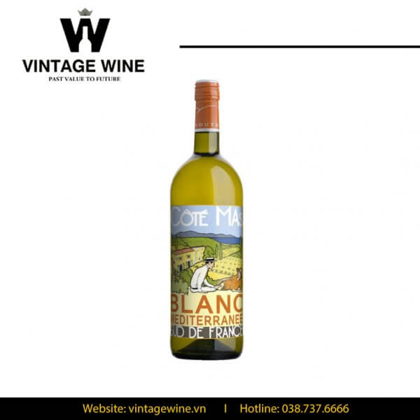 Rượu Vang Cote Mas Blanc Mediterranee