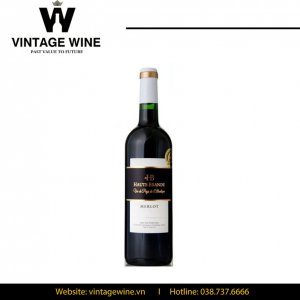 Rượu vang Domaine Haute Brande Merlot