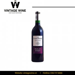 Rượu vang Les Pierres Boissy Merlot Syrah