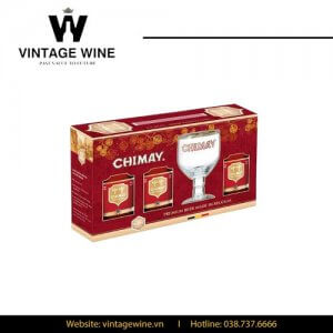 Hộp quà bia Chimay Đỏ