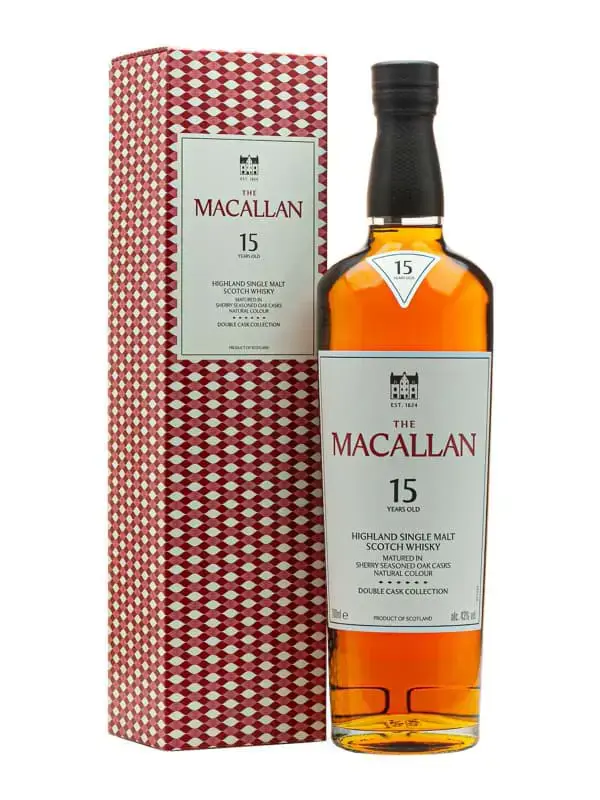 Chai Macallan 15 năm Double Cask 2025 Edition bao bì mới