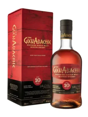 GlenAllachie 10 năm – Ruby Port Wood Finish
