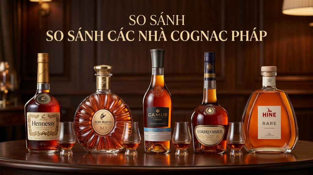Cognac Camus, Courvoisier, Hine Khác Hennessy, Rémy Martin Ra Sao?