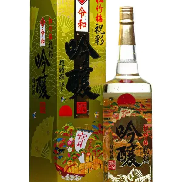 Sake mặt trời đỏ Takara – vàng 1.8L