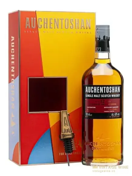 Auchentoshan 12 năm - Hộp quà Tết 2024