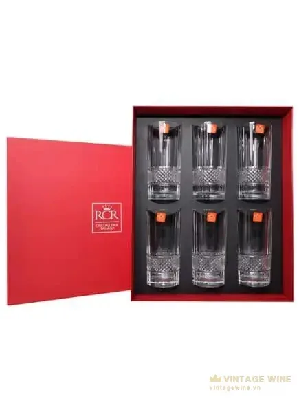 Bộ quà tặng RCR Ricco - 6 Ly Brillante HB