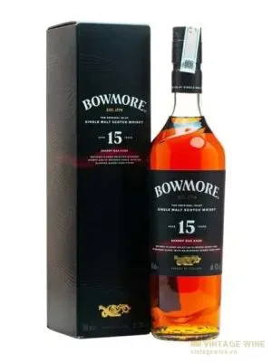 Bowmore 15 năm - Sherry OaK Islay Single Malt Scotch Whisky