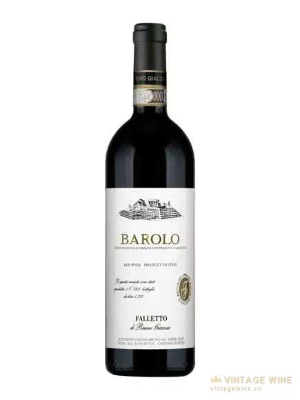Chai vang Barolo làm từ nho Nebbiolo - Bruno Giacosa