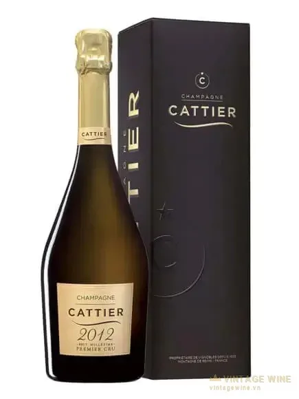 Champagne Cattier Brut Millesime 2012 1Er Cru