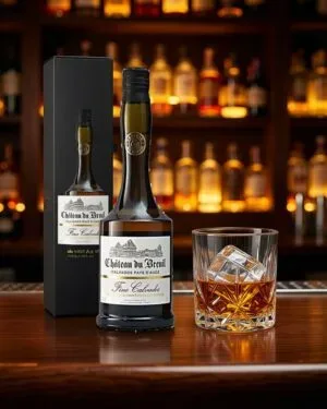 Chateau Du Breuil Fine Calvados Pays d’Auge – Normandy, Pháp, 750ml (ảnh bối cảnh)