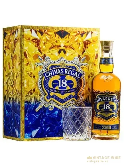 Chivas 18 năm - Hộp quà Tết 2026 Tết Bính Ngọ 2026