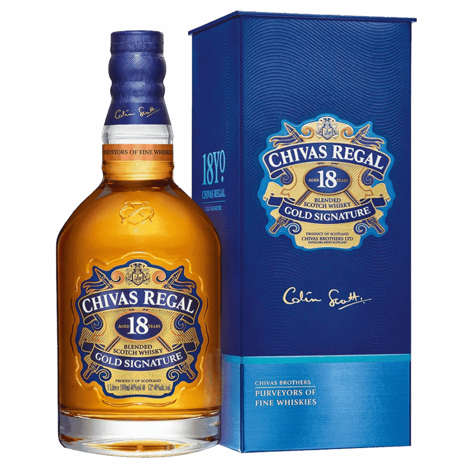 Chivas 18 năm 1L – blended Scotch, Scotland