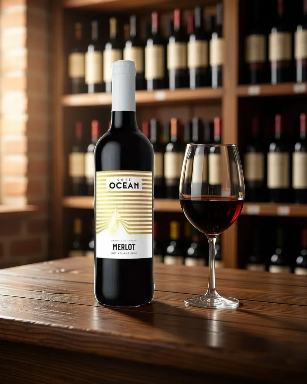 Cote Ocean Merlot – Pháp, 750ml (ảnh bối cảnh)
