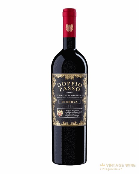 Chai Doppio Passo Primitivo di Manduria Riserva, vang primitivo vùng Puglia