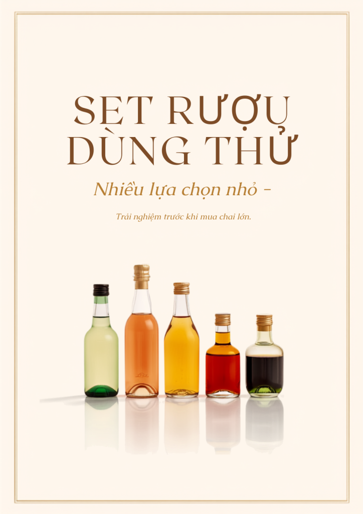 Rượu Mini Là Gì? Các Loại Chai Mini Phổ Biến