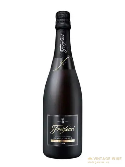 Chai Freixenet Cordon Negro Brut Cava màu đen