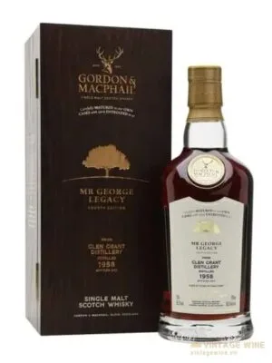 Glen Grant 1958 – 65 năm G&M Mr George Legacy 4th Edition – cask Strength, Speyside, Scotland, 700ml