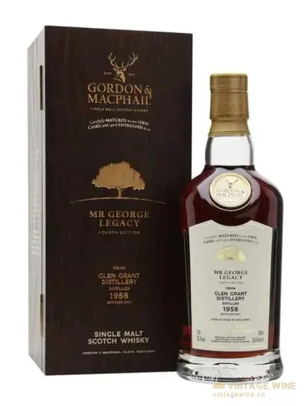 Glen Grant 1958 - 65 năm G&M Mr George Legacy 4th Edition