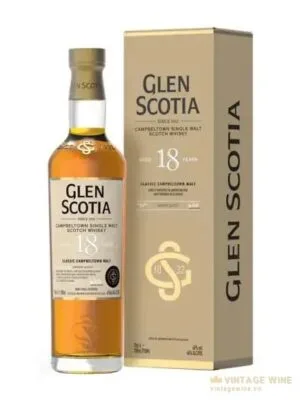 Glen Scotia 18 năm – single Malt Scotch, Campbeltown, Scotland, 700ml