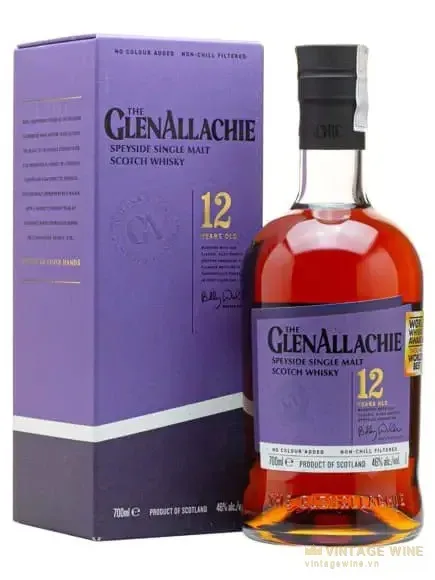 GlenAllachie 12 năm Speyside Single Malt Scotch Whisky