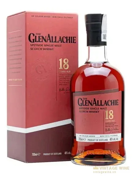 GlenAllachie 18 năm Speyside Single Malt Scotch Whisky