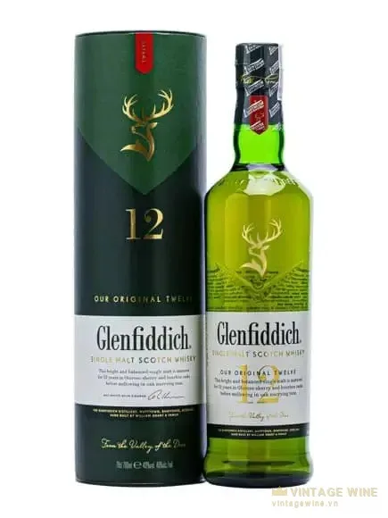 Glenfiddich 12 năm Single Malt Scotch Whisky
