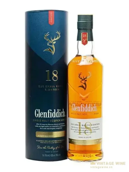 Glenfiddich 18 năm Single Malt Scotch Whisky