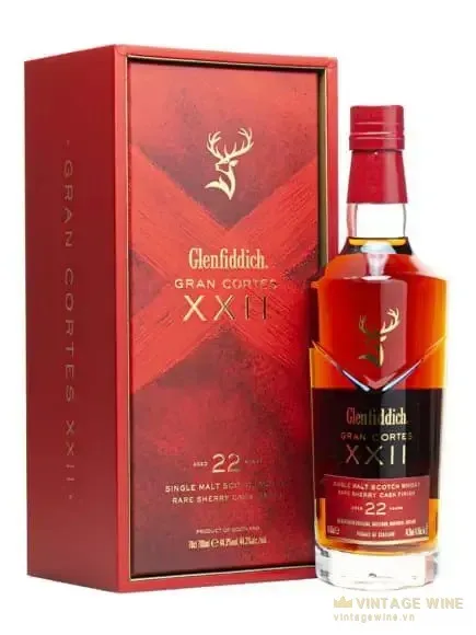 Glenfiddich 22 năm - Gran Cortes XXII Single Malt Scotch Whisky