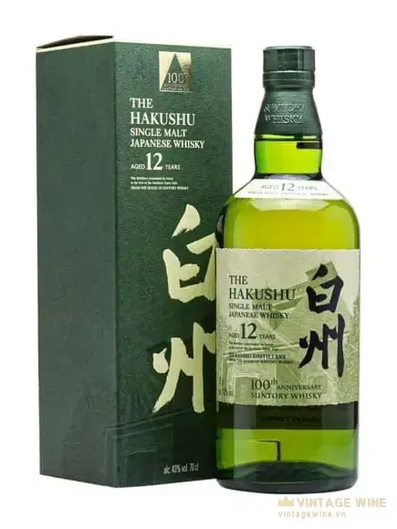 Hakushu 12 năm - 100th Anniversary Japanese Single Malt Whisky