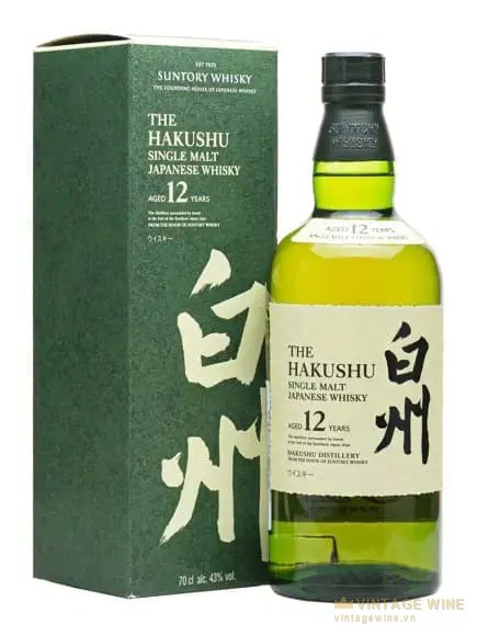 Hakushu 12 năm Japanese Single Malt Whisky