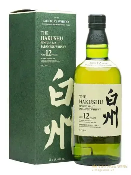 Hakushu 12 năm Japanese Single Malt Whisky