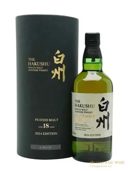 Hakushu 18 năm - Peated Malt 2024