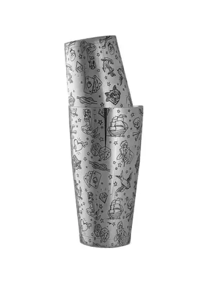 Bình lắc – Tattoo Boston Can & Cup Weighted
