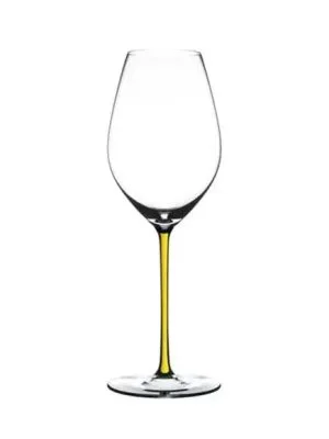 Ly Riedel Fatto A Mano Champagne Wine Glass Yellow